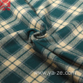 Heavyweight plaid check fabric for Coat clothing